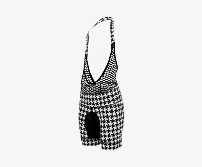 Shebeest Petunia Houndstooth Bib Shorts - Planetary Cycles, transparent png