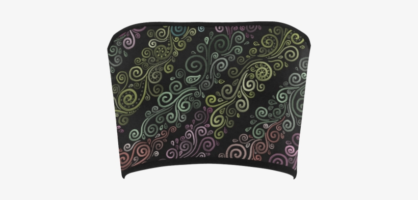 Psychedelic Pastel Rainbow Bandeau Top - Interestprint Designed Laptop Shoulder Bag Psychedelic, transparent png