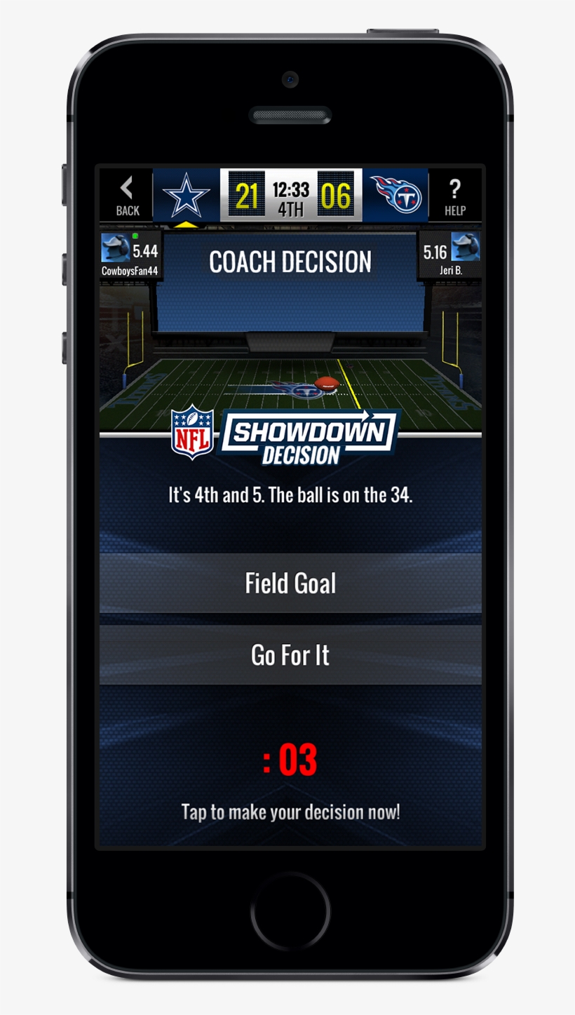 Nfl Showdown Continues To Add New Features Players - Nfl, transparent png