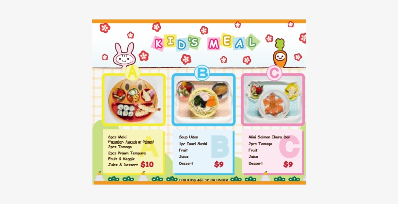 Kid Meal Resize3 - Sushi, transparent png