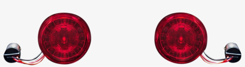 Probeam® Rear Led Turn Signal Inserts With Red Lenses - Circle, transparent png