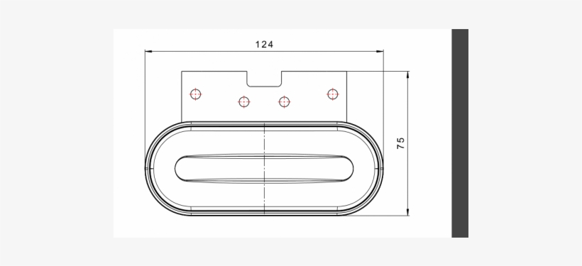 Lg152 Led Red Marker Light - Circle, transparent png