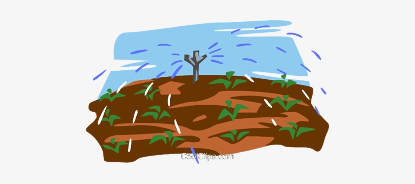 Irrigation, Watering Crops Royalty Free Vector Clip - Irrigation Clip Art, transparent png