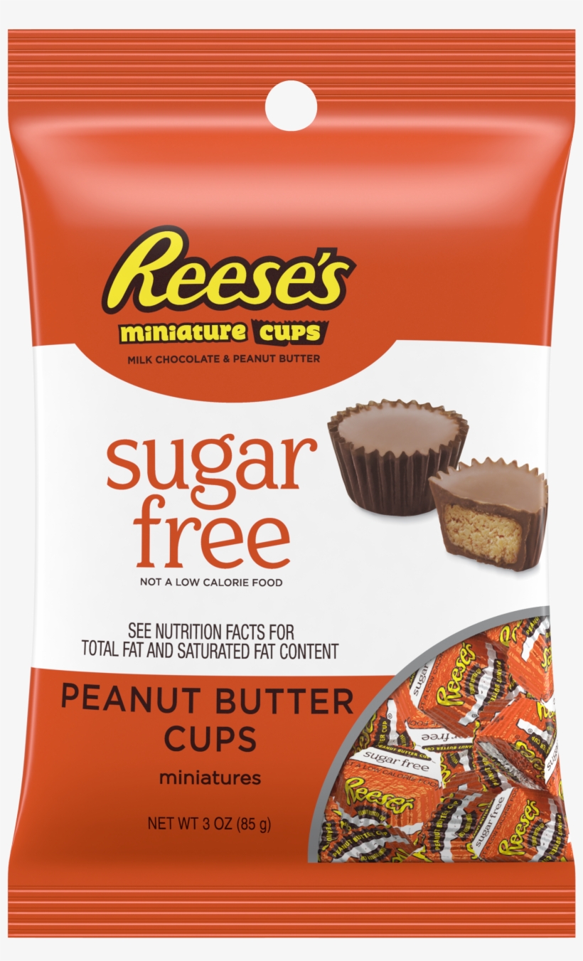 Reese's, Sugar Free Peanut Butter Cups Chocolate Candy - Reese's Sugar Free Peanut Butter Cups, transparent png