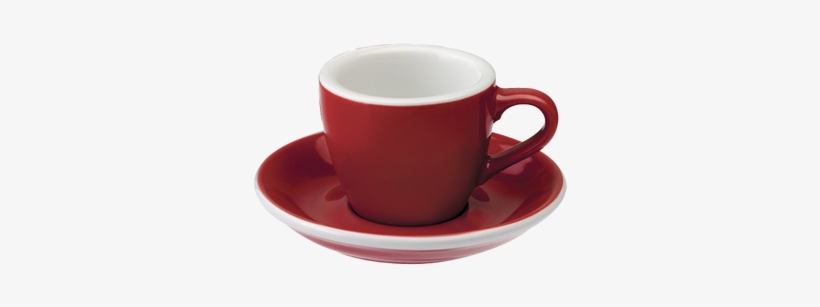 Egg 80 Ml Espresso Cup And Saucer - Loveramics Egg Espresso Cup - Red, transparent png