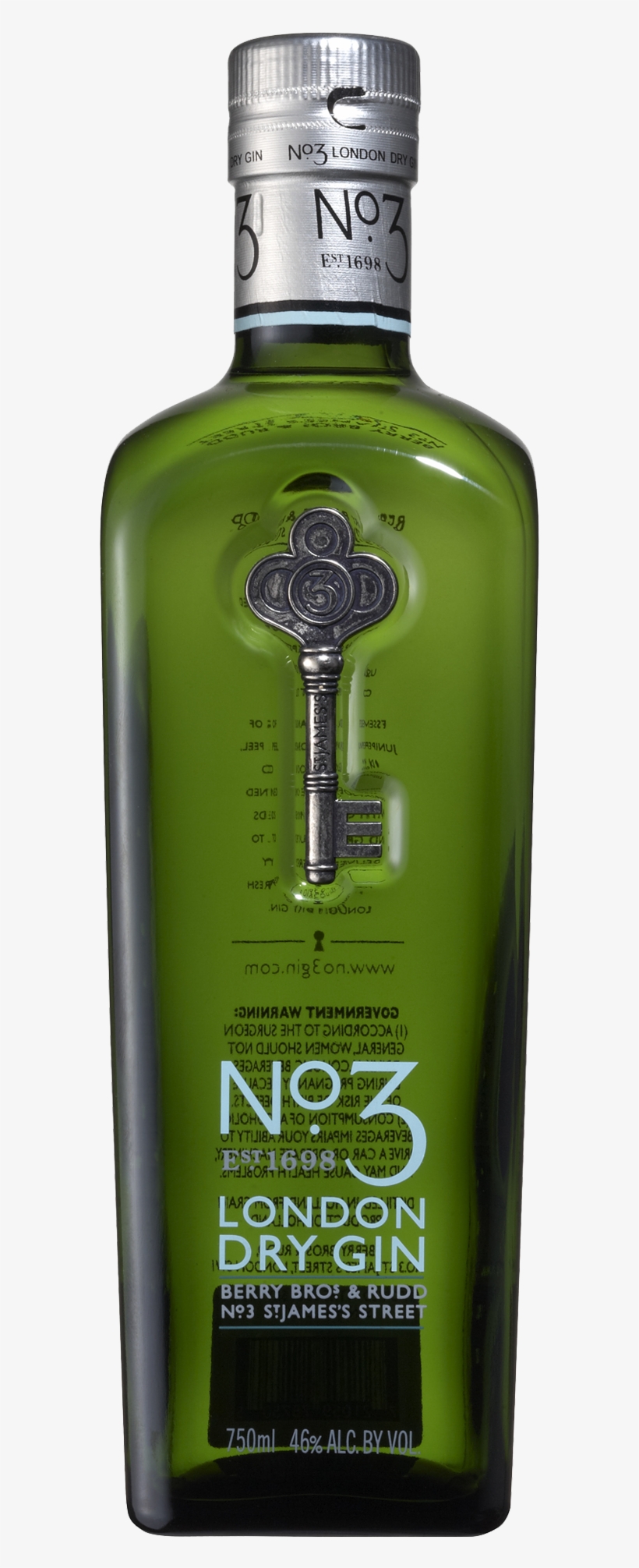 Berry Brothers No - Berry Brothers No. 3 London Dry Gin, transparent png