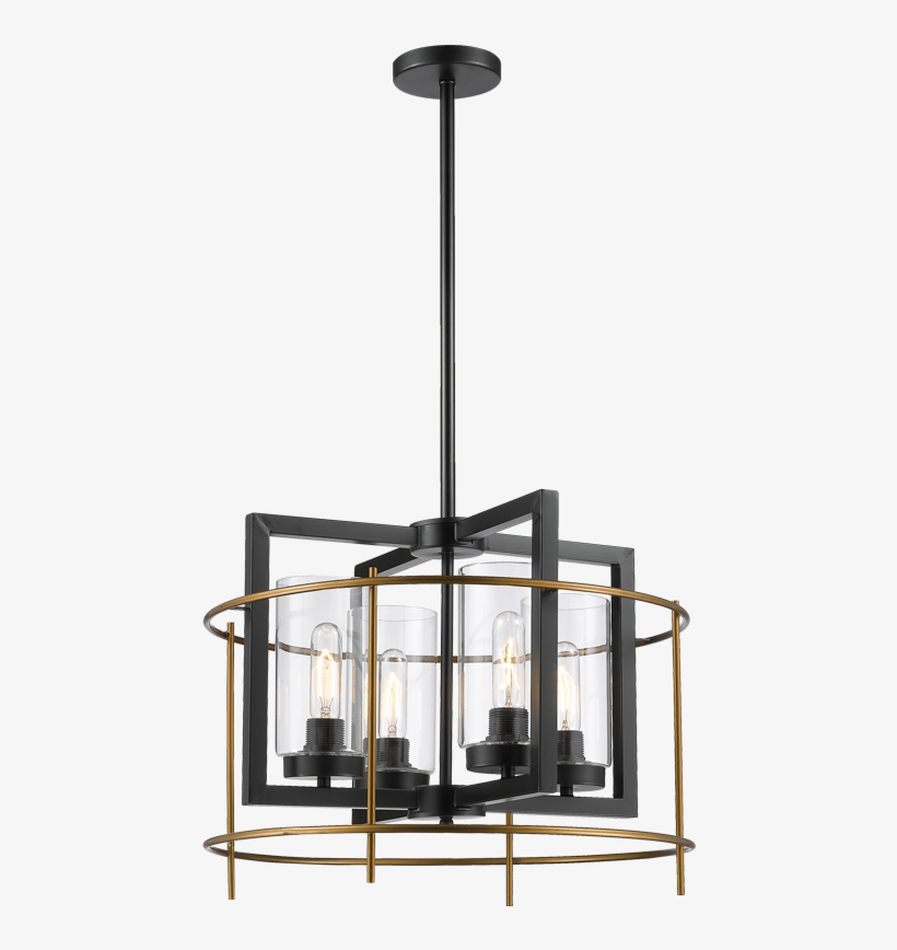 Metal Chandelier - Chandelier, transparent png