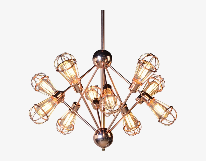 Claircopper Chandelier Toronto - Meubles House Claire 10-light Sputnik Chandelier Finish:, transparent png
