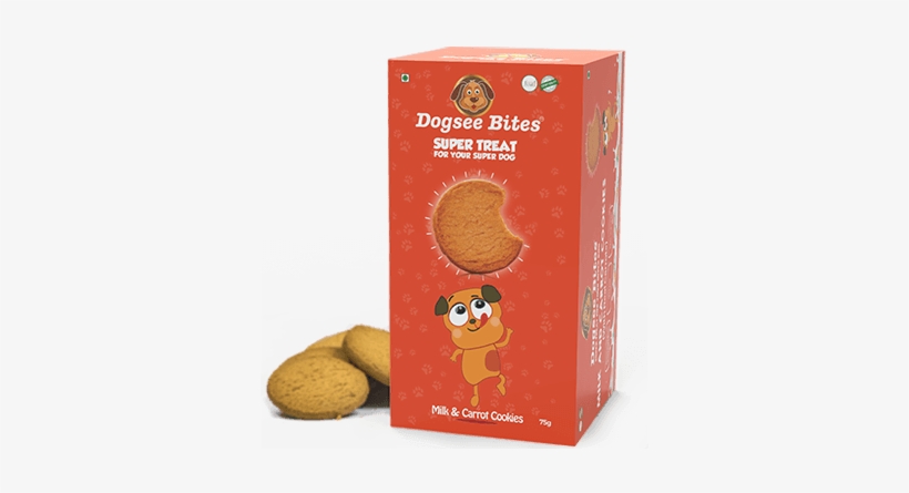 Milk Carrot Dog Cookies - Dogsee Bites Healthy Cookies For Dogs; Milk, transparent png