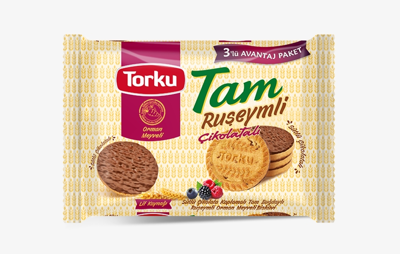 Tam Ruşeymli Milk Chocolate Coated Biscuit With Whole - Torku, transparent png