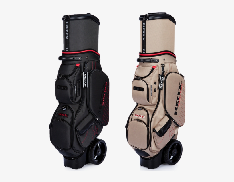 Helix® Cart Bag With Big Wheel Retractable Helix Golf Bag 600x565