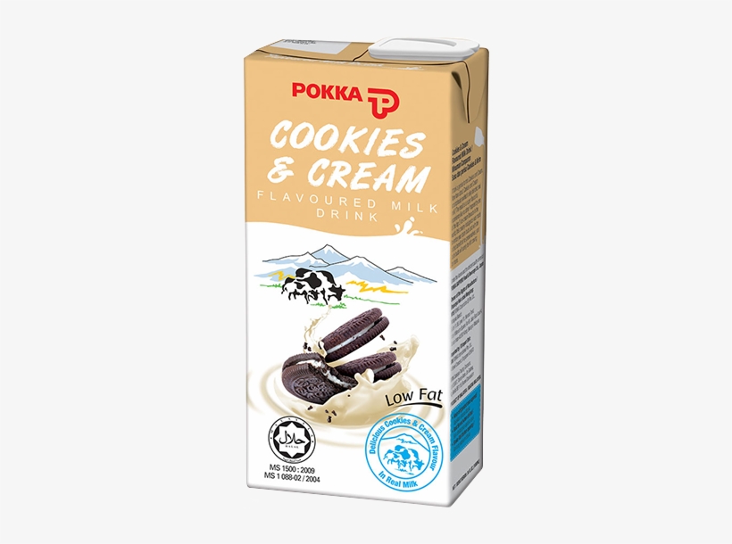 Cookies And Cream Milk Drink - Pokka Cookies And Cream Milk, transparent png