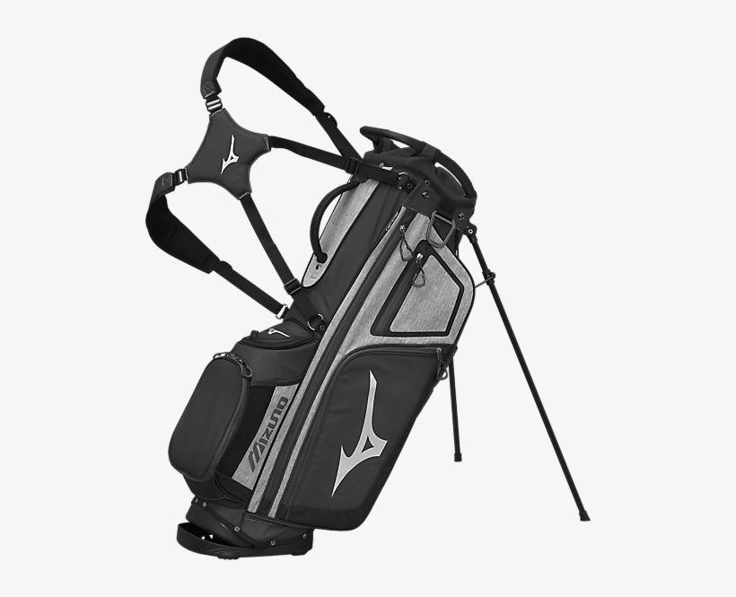 Mizuno Golf Br-d4 Stand Bag Grey Black - Mizuno Golf Br D4 Stand Bag, transparent png