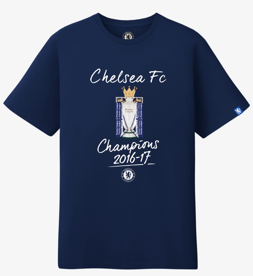 Chelsea 2016/17 Premier League Trophy T-shirt - Chelsea Champions T Shirt, transparent png