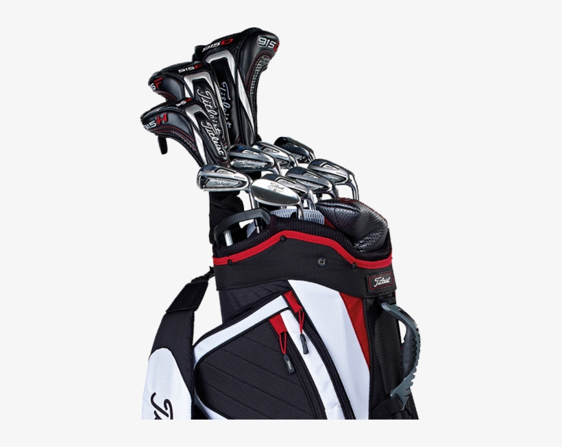 Hacienda Iguana Beach & Golf Club - Titleist Lightweight Cart Bag - Black-white, transparent png