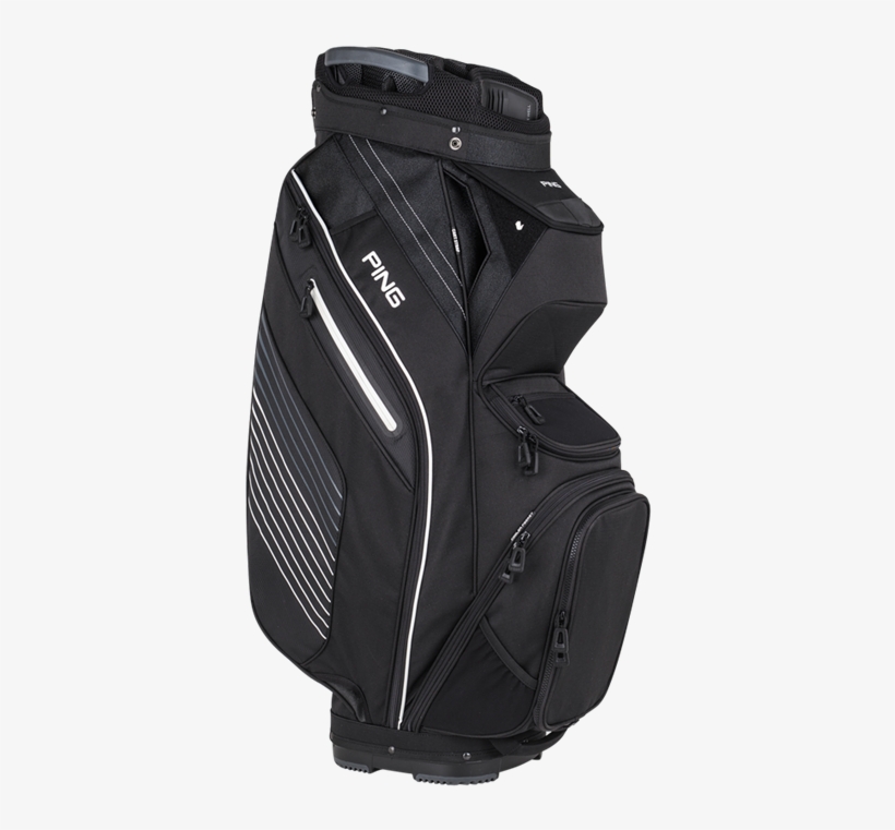 Ping Pioneer 164 Cart Bag Black, transparent png