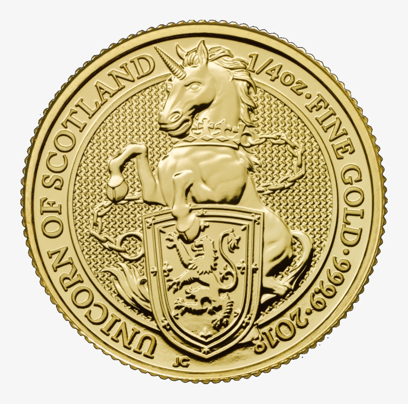 The Queen's Beasts - Gold Sovereign Victoria 1881, transparent png