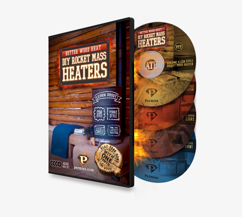 The Back Cover Of 4-dvd Set Box - Rocket Mass Heater, transparent png