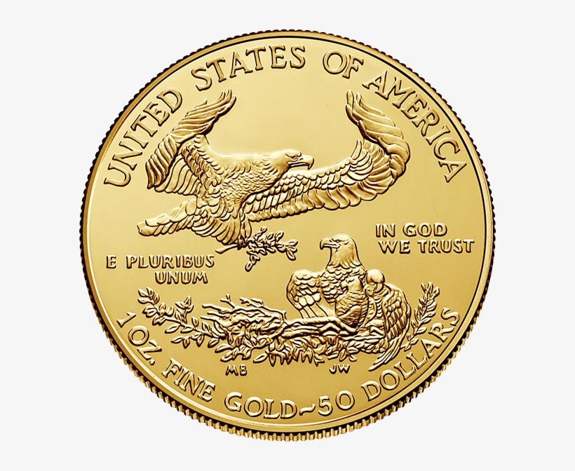 2018 1 Oz American Gold Eagle - American Gold Eagle, transparent png