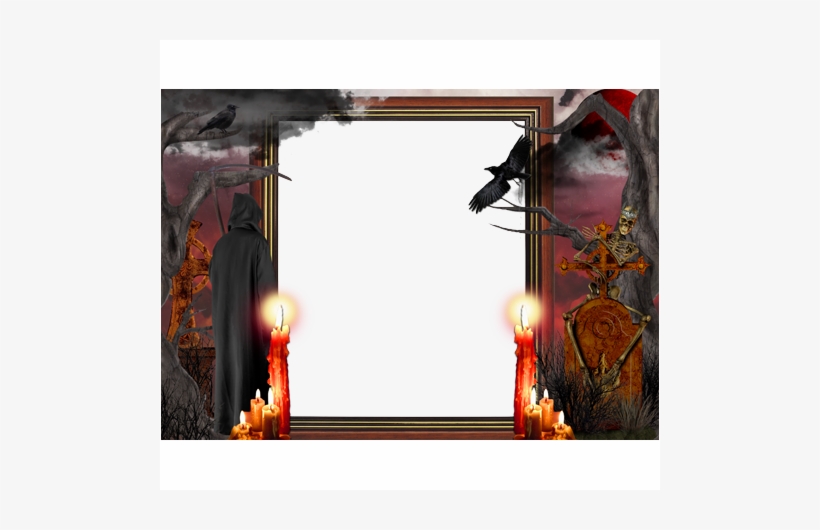 Transparent Png Image Frame Halloween Halloween Frames, - Halloween Transparent Frame, transparent png
