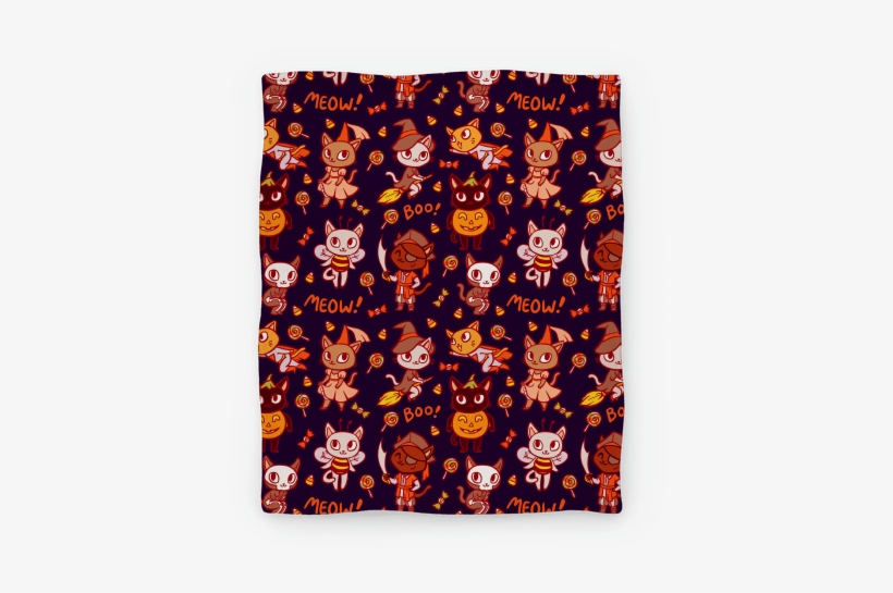 Spooky Cute Cats In Halloween Costumes Blanket - Spooky Cute Cats In Halloween Costumes Tote Bag: Funny, transparent png