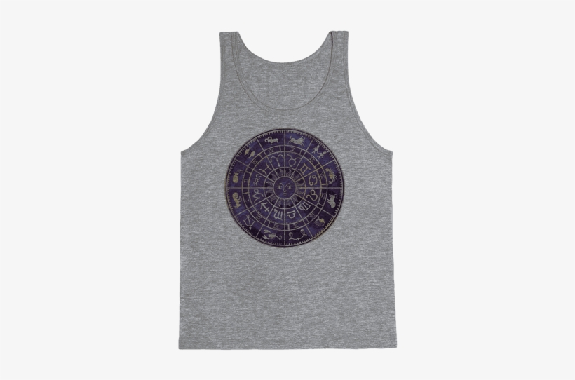 Zodiac Calendar Tank Top - Generic Zodiac Calendar White, transparent png