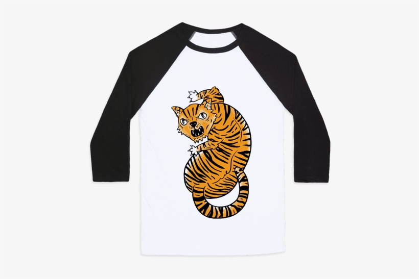 The Ferocious Tiger Baseball Tee - Space Force, transparent png