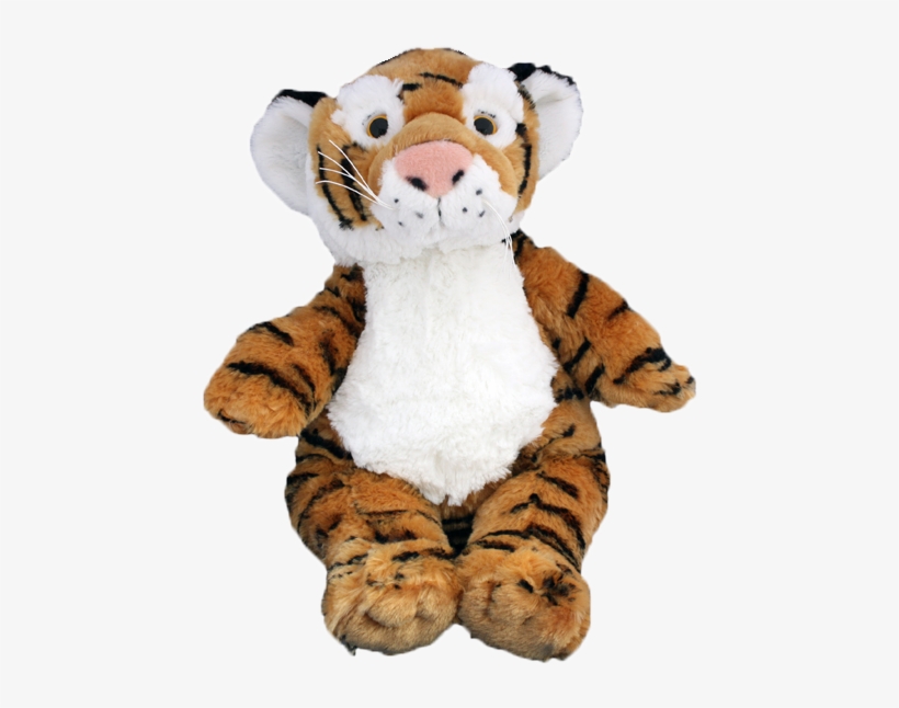 Stripes Le Tigre 16" Tiger - Stuffems Toy Shop Record Your Own Plush 16 Inch Bengal, transparent png