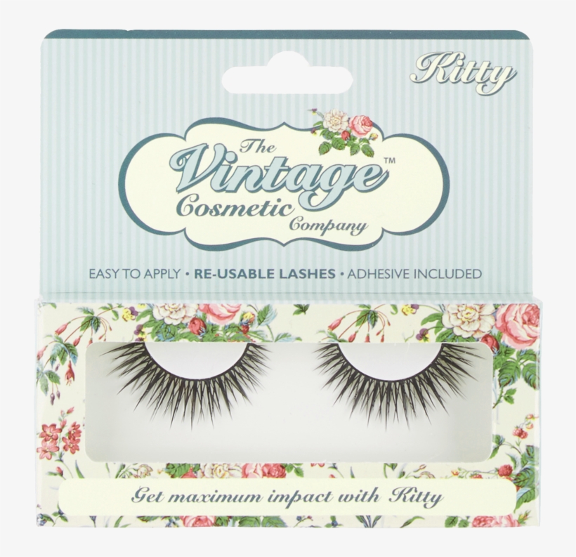 You Can Also Pair This Product With Some Of Our Gorgeous - Vintage Cosmetic Company - Kitty False Lashes, transparent png