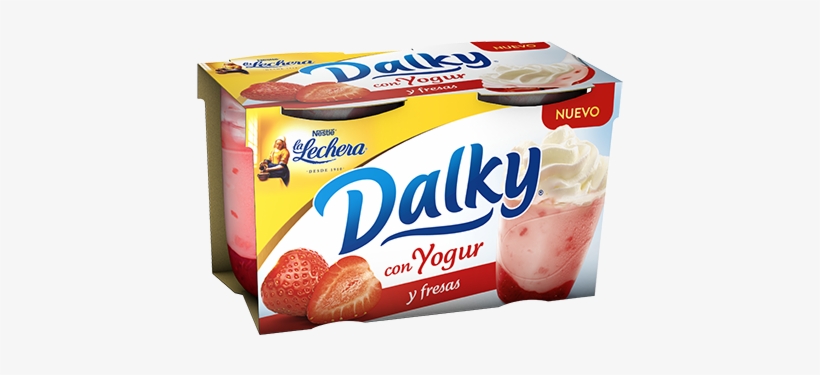 Dalky Con Yogur Y Fresas - La Lechera, transparent png