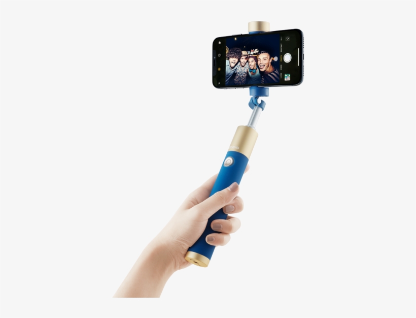 Scalable Baton Selfie Stick With Fill Light - Selfie Stick, transparent png