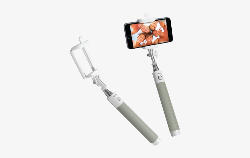 Puregear Selfie Stick - Puregear - Bluetooth Selfie Stick - Gray, transparent png