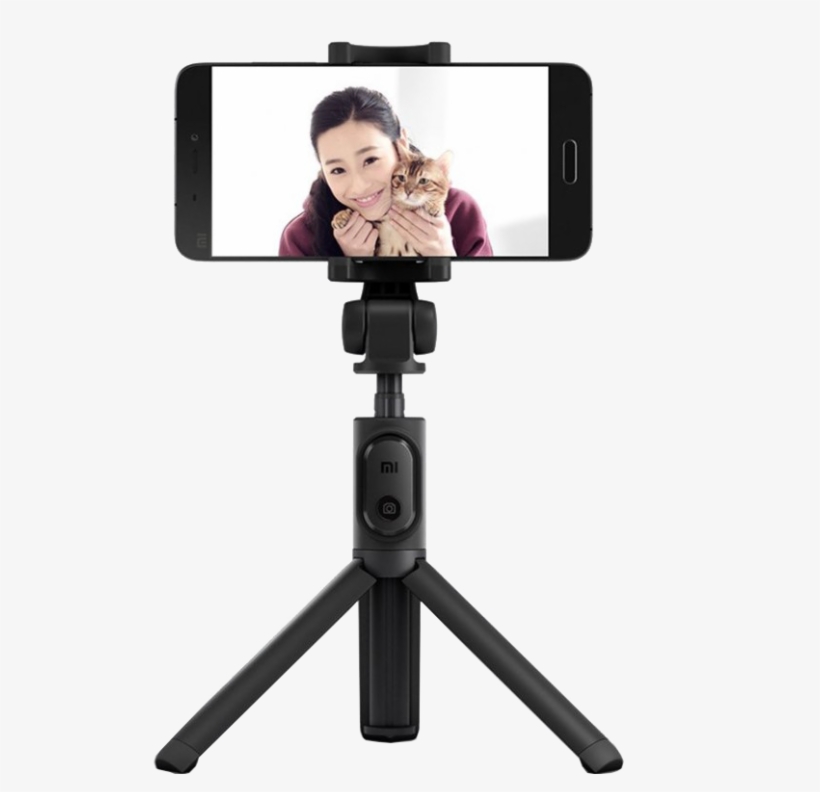 Xiaomi Mi Selfie Stick Tripod Black, transparent png