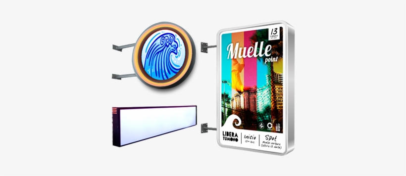 Estructuras Y Cajas De Luz-large - Cajas De Luz Publicitarias, transparent png