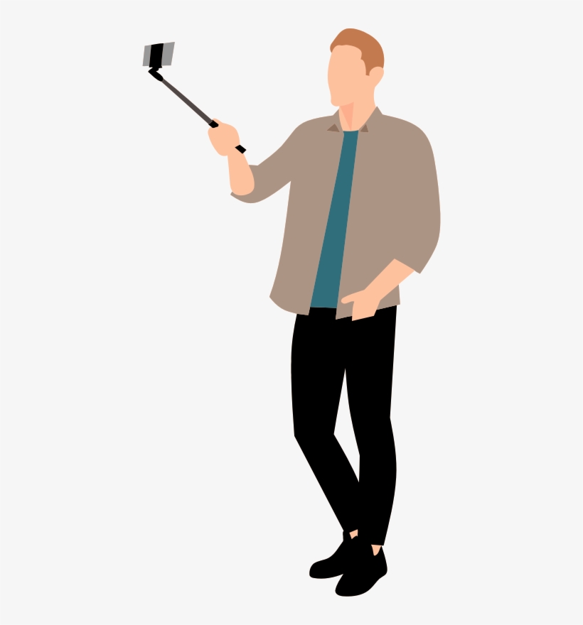 Selfie Stick Mobile Phones Computer Icons - People Selfie Photo Png, transparent png