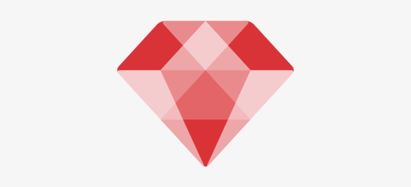 Geometric Diamond Design - Ruby Icon Png, transparent png