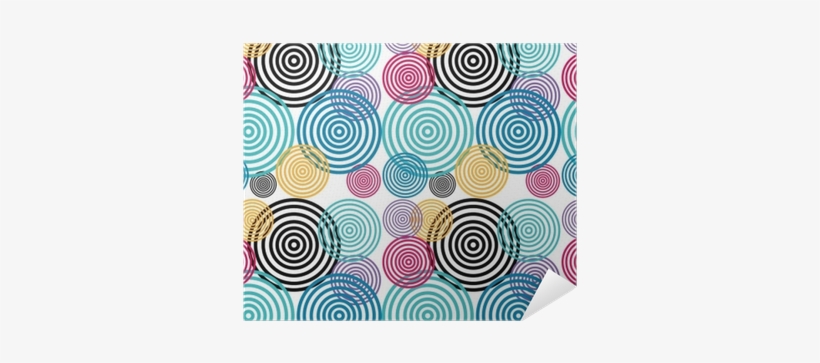 Colors Geometric Pattern Background Vector Illustration - Circle, transparent png