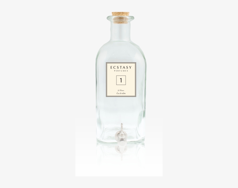 Ecstasy No - Glass Bottle, transparent png