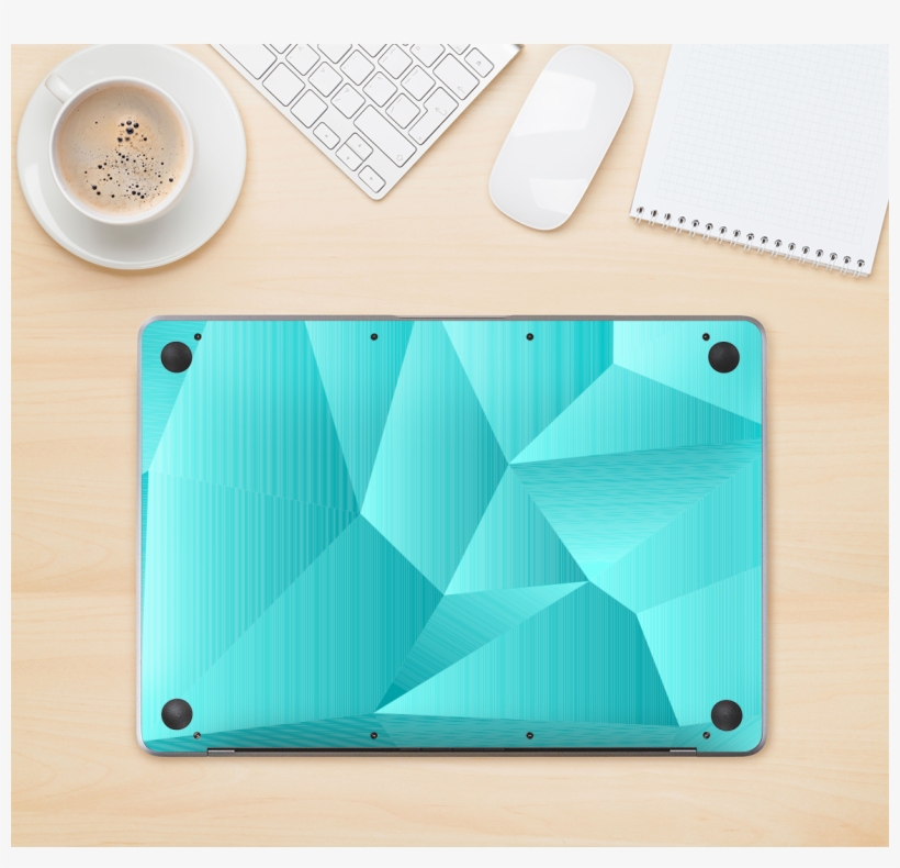 The Blue Geometric Pattern Skin Kit For The 12" Apple - Blue Subtle Speckles Full-body Wrap Skin Kit For 13, transparent png