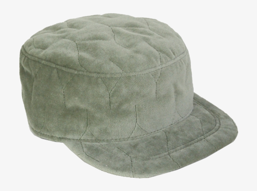 Quilted Military Hat In Khaki - Hat Military Transparent Png, transparent png