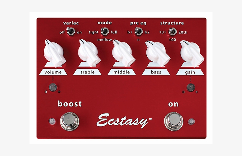 New Bogner Ecstasy Red Overdrive - Bogner Ecstasy Pedal Blue, transparent png