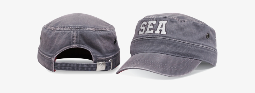 Vintage Washed Cotton Military Cap, transparent png