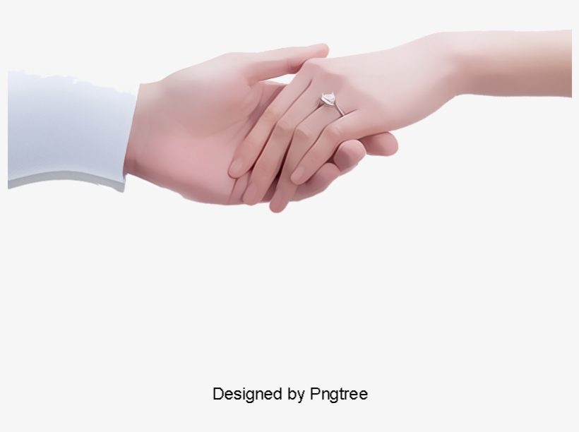 La Novia Y El Novio De La Manoreal Novio Novia De La - Holding Hands, transparent png