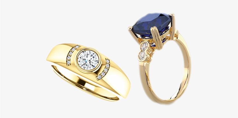 Guygirl Pointing In Glass Rings - 14k Rose Gold Round 6mm Moissanite Forever Brilliant, transparent png