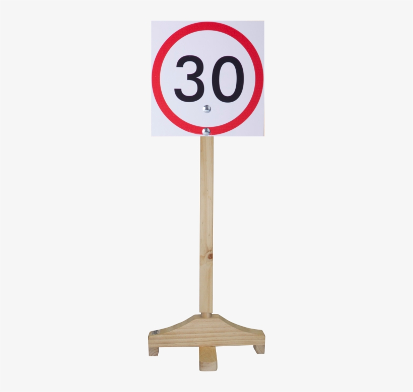 Sign And Wooden Pole - Traffic Sign, transparent png