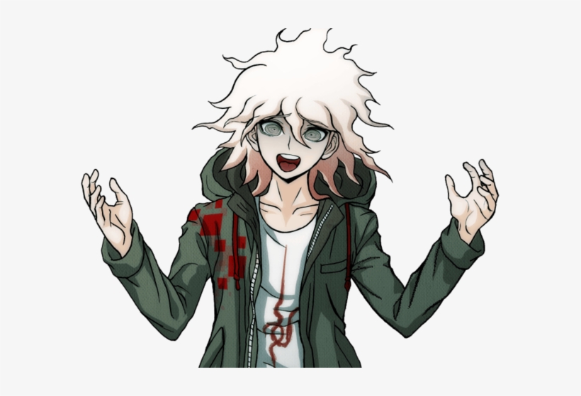 Nagito Komaeda Halfbody Sprite - Nagito Komaeda Sprites, transparent png