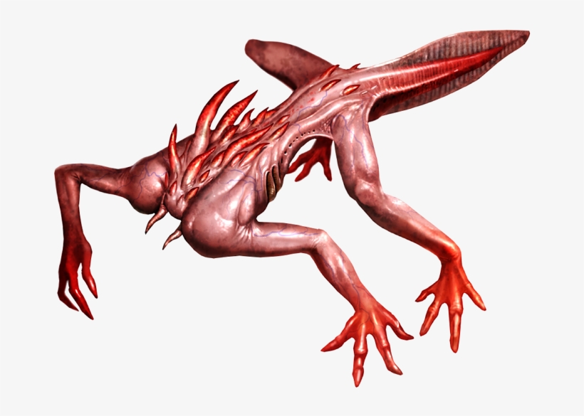 A Lamprey-like Mouth On Its Underbelly And Can Discharge - Resident Evil Monsters Evolution, transparent png