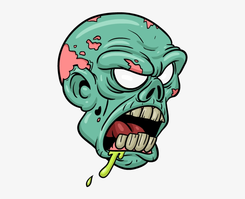 15 Zombie Head Png For Free On Mbtskoudsalg - Cartoon Zombie Head Png, transparent png