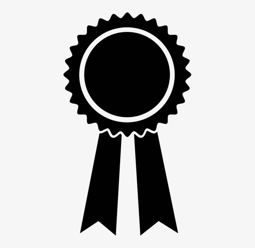 Free Vector Graphic Black Ribbon Icon Condolence Free - Ribbon Icon Black, transparent png