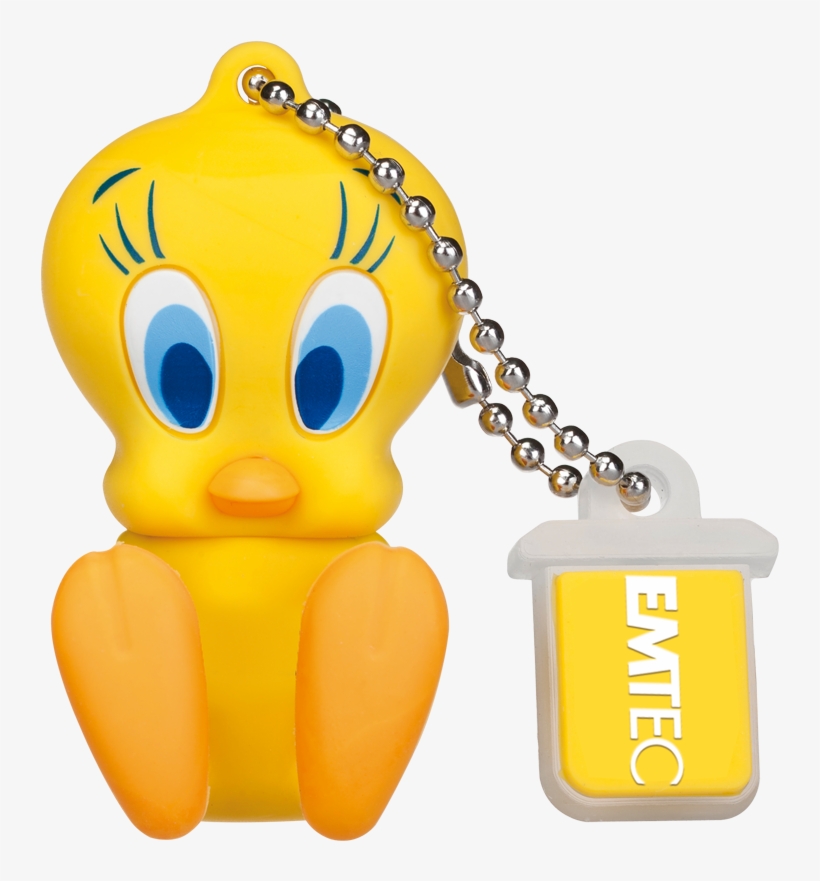 Tweety & Sylvester, Tweety Closed - Emtec Looney Tunes Episode 1 L100 Tweety Usb Flash, transparent png